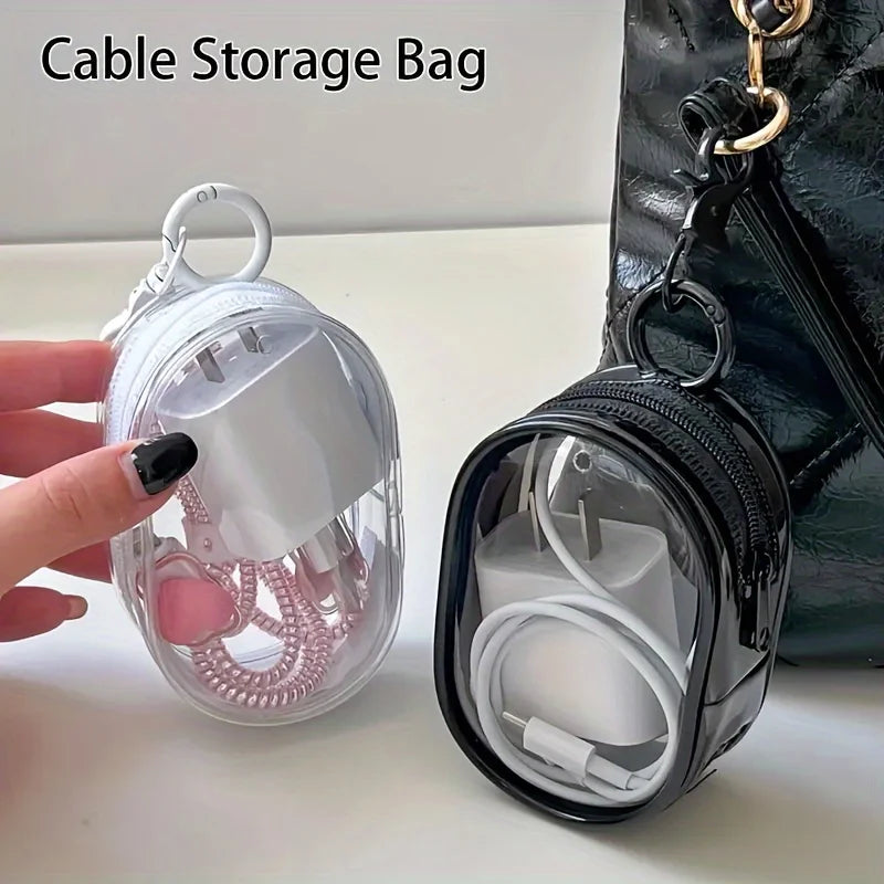 Mini Travel Tech Organizer Pouch