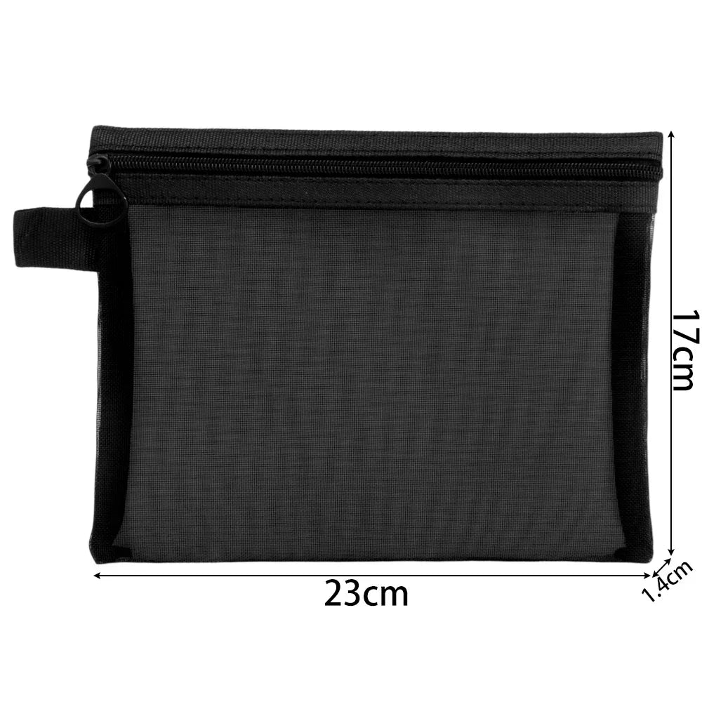 Sheer Mesh Travel Cosmetic Pouch