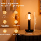 10" H Table Lamp 3-Color Light Dimmable Lamp-1
