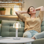 10" H Table Lamp 3-Color Light Dimmable Lamp-2