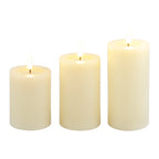 Set of 3 Flickering Flameless Candles Battery Operated-4