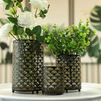 Metal Hurricane Holder ( Set of 3 )-4