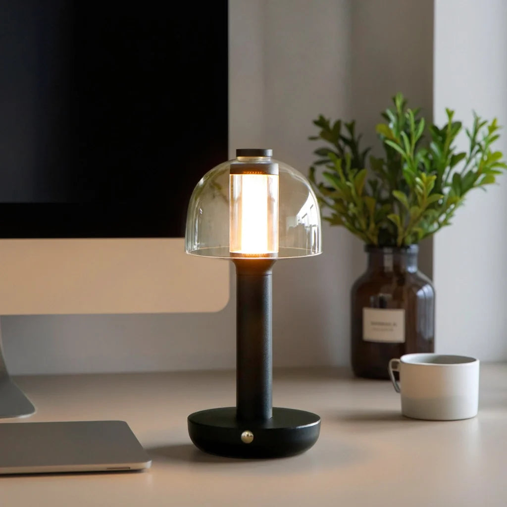 10" H Table Lamp 3-Color Light Dimmable Lamp-4