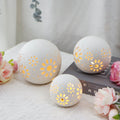 Set of 3 Ceramic Decorative Lamps 5" H-0