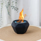 6"x4" Portable Cement Tabletop Fireplace-2