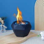 6"x4" Portable Cement Tabletop Fireplace-3