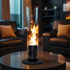 17''H Clean-Burning Bio Ethanol Ventless Fireplace-4