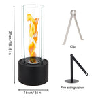 Cylindrical Bioethanol Vented-Free Fireplace-4