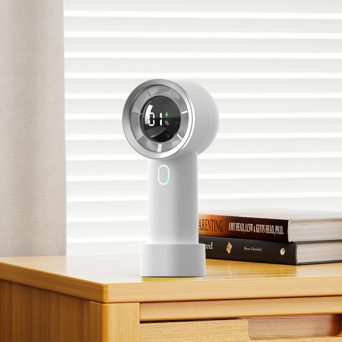 Rechargeable portable handheld fan