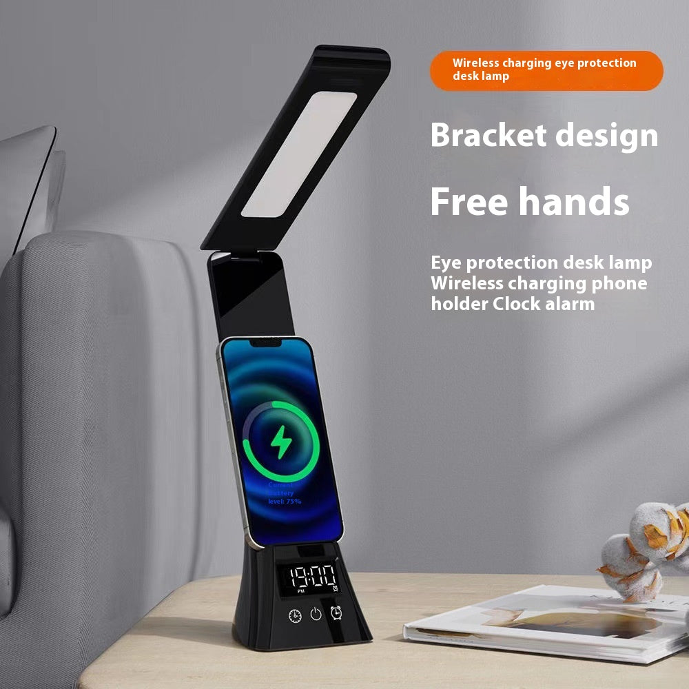 Wireless charging desk lamp