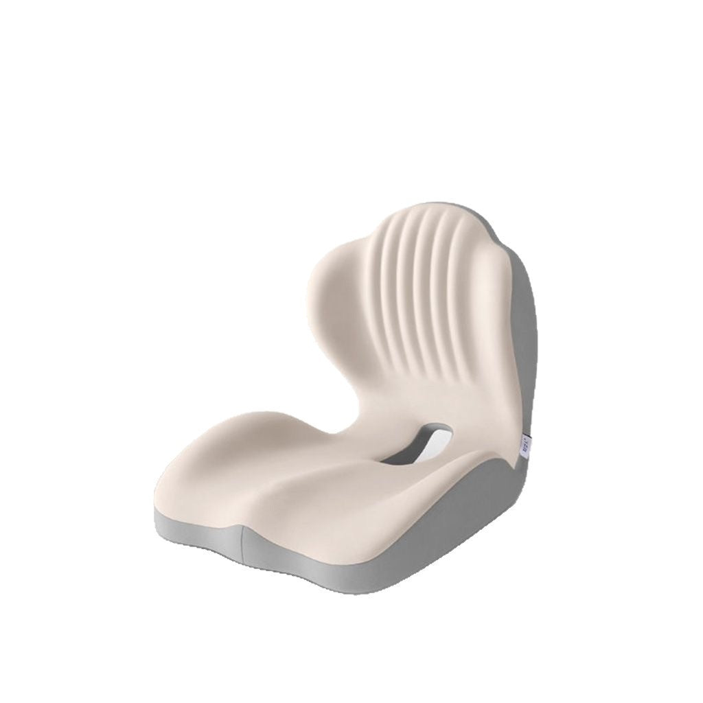Valeroni ergonomic full-back memory foam seat cushion in gray