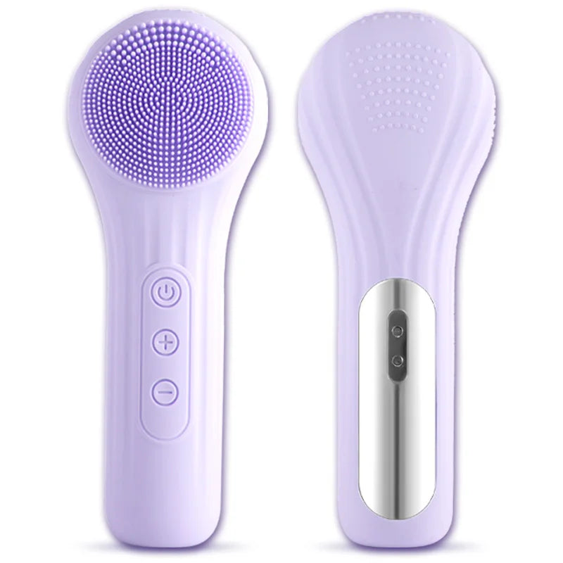 Rechargeable facial cleansing brush